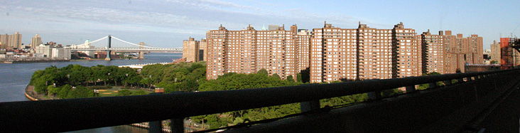 East River Housing from the Williamsburg Bridge