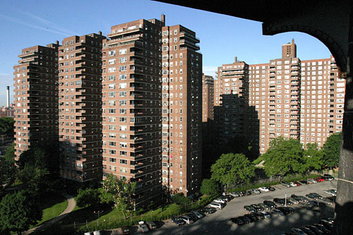 East River Housing from the Williamsburg Bridge